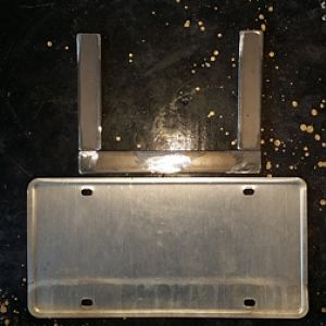 cut the bottom of the bracket at a measure of 8". then cut the sides at 5" each.