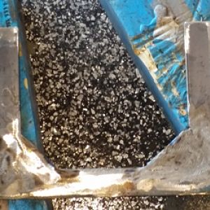 from your excess steel plate cut 2 triangular braces and weld them in. now grind both sides smooth.