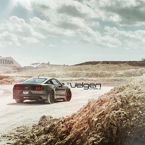 2015 Mustang GT Magnetic Grey on Velgen Wheels
VMB5s Matte Gunmetal 
20x9 & 20x10.5

http://velgenwheels.com