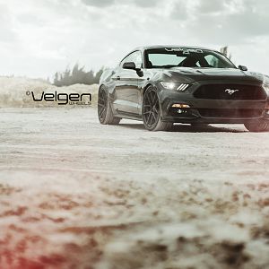 2015 Mustang GT Magnetic Grey on Velgen Wheels
VMB5s Matte Gunmetal 
20x9 & 20x10.5

http://velgenwheels.com