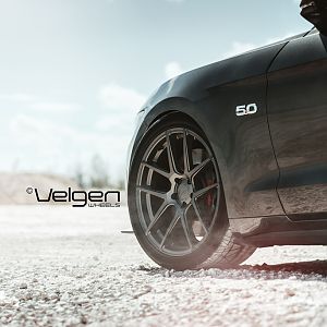 2015 Mustang GT Magnetic Grey on Velgen Wheels
VMB5s Matte Gunmetal 
20x9 & 20x10.5

http://velgenwheels.com