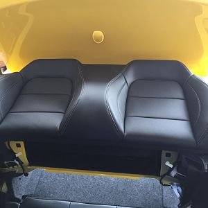 seat back laid out