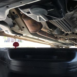Oil dripping from sump