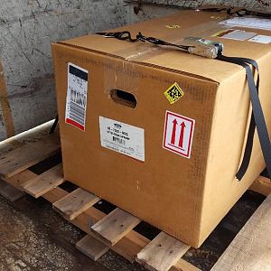 on baggage cart