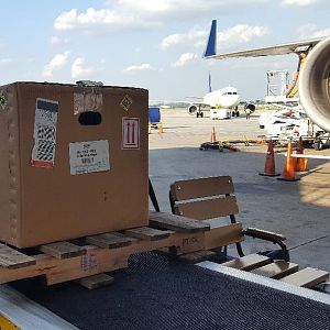 on belt loader