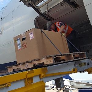 up the belt loader