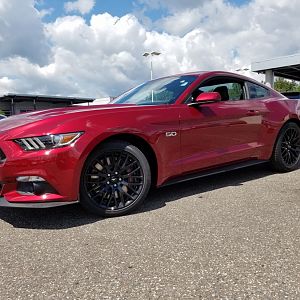 Another shot at the dealership the day it came in. Felt like a new father especially when they told me I had to wait to pick it up after they prepped