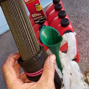 very clean oil filter