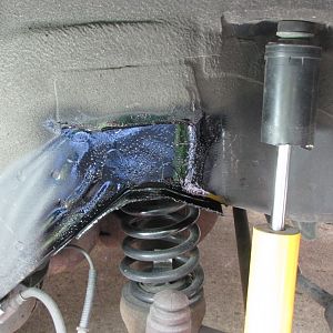 Rear bumpstop bracket mod picture 2