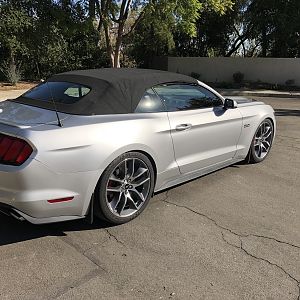 Steeda Progressive Springs (with pro action shocks/struts, front and rear sways, bumpsteer kit, IRS upgraded bushing)