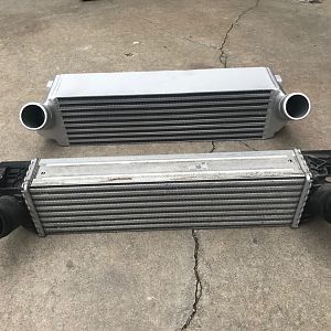 Stock vs CPE Intercooler