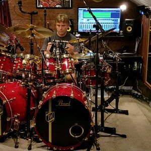 Some dork on the drums