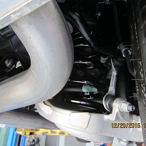 A close inspection of all the suspension