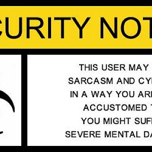 unusual sarcasm notice
