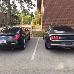 350z & Mustang