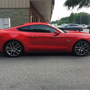 Got the car tinted.  20/35