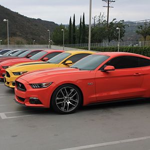 Mustangs on Mulholland - 10/18/15
LA, pre-cruise meet