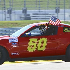 Cool-down lap, worker salute at Kansas speedway