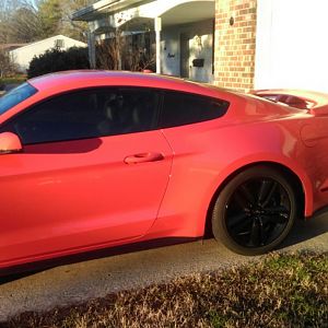 2015 mustang spoiler left side