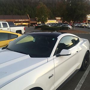 Vinyl roof installed.