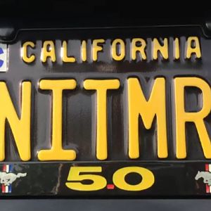 CA Legacy plates. No that's not Nightmaro. Have some vision LOL Nightmare 5.0