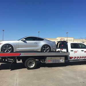 The crappy dual mass flywheel let go and I had to get it towed :(