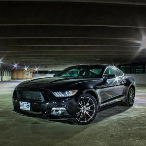 Fiddling around in the parking garage  Sunday night haha