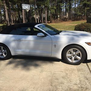 Tri-bar pony emblem on sides