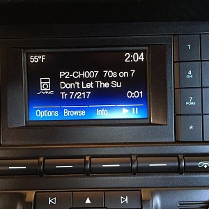 Standard channel song info