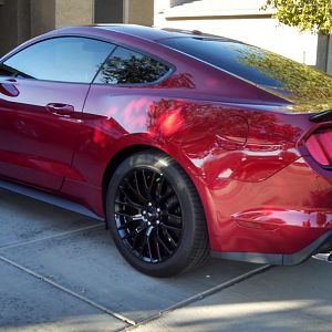 Roush spoiler with the Roush quad tip and valance.