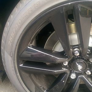 Scoring on rotor?