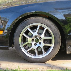 On BMR GT500 handling springs (front, with rear shimmed, web)