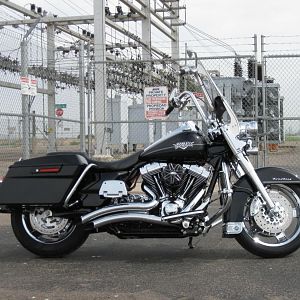 2011 RoadKing "My last Harley" 
Can't do the bikes no more. 
My mind say's "Yes", but my body say's "No"