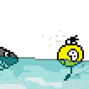 shark attack smiley emoticon