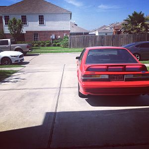 My 93 cobra which my older brother now owns miss her