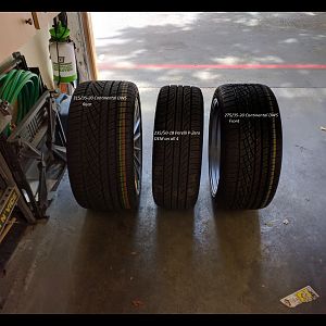 HRE FF15 20x10F 275/35 Conti DWS06 - 20x11R 315/35 Conti DWS06 (Stock for ref)