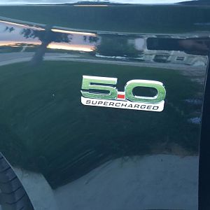5.0 Supercharged badging
