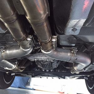 Stang   BBK Long Tube Header   installed