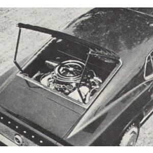 ford mustang boss mid engine 429 sport slat louver