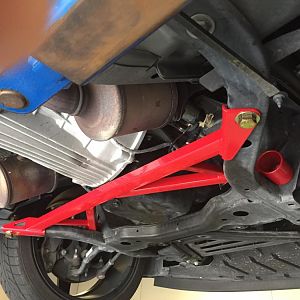 BMR front brace installed.