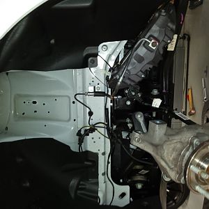 strut removed