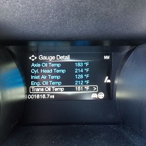 Track temps