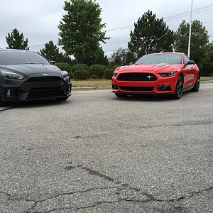 out with the RS..