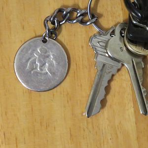 Keychain back side