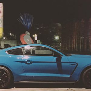 "GRAB R" 
2017 Shelby GT350R
Grabber Blue, Black Roof, No stripes 
Chassis #HR213
Base 920A package