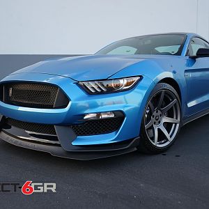 Project 6GR wheels in R-spec 19x11 / 19x11.5 on the Shelby GT350