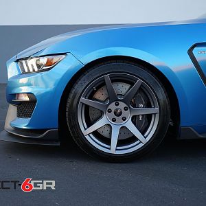 Project 6GR wheels in R-spec 19x11 / 19x11.5 on the Shelby GT350