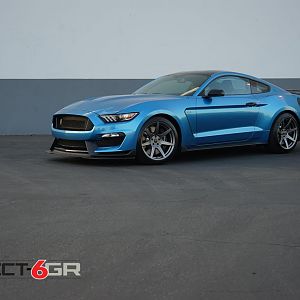 Project 6GR wheels in R-spec 19x11 / 19x11.5 on the Shelby GT350