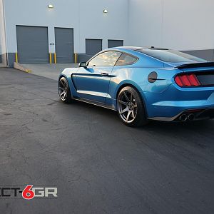 Project 6GR wheels in R-spec 19x11 / 19x11.5 on the Shelby GT350