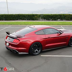 project 6gr ruby red gloss black wheels 12